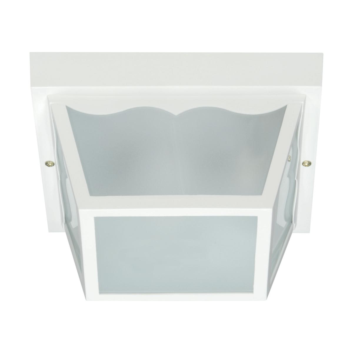 SF77-879 2 LIGHT POLY CARPORT FLUSH