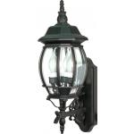 Nuvo Central Park 3 Light 21" Post Lantern with Clear Beveled Glass 