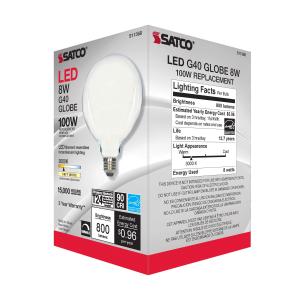 9.8W LED Light Bulbs - 3000K Dimmable - 800 Lm - E26 Base - Soft White