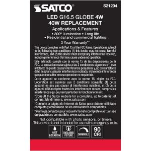 Satco|Nuvo S21204 Product Page Satco|Nuvo S21204 Product Page