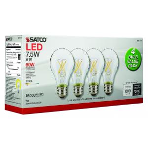 Satco  Lighting S21713 LED 7.5W A19  60Watt 