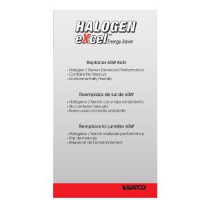 Satco halogen excel 43w 750 lumens hotsell